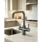 Multi-Tap Classic 3in1 Kokend Water Kraan <br /> Gun Metal - Haaks Multi-Tap Classic 3in1 Kokend Water Kraan <br /> Gun Metal - Haaks